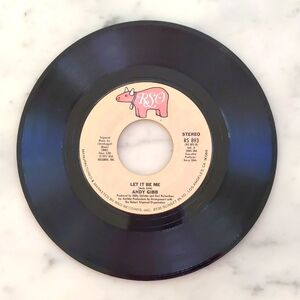 Vintage 1977 Andy Gibb: Let It Be Me and Shadow Dancing.